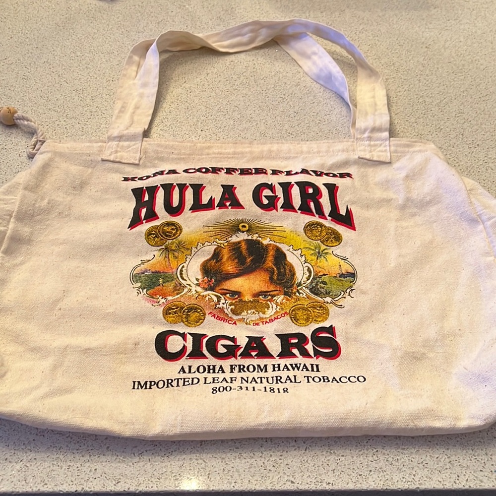 Kona coffee tote